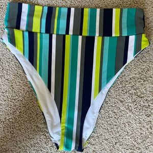 NWOT Aerie High Waisted Cheeky Bikini Bottoms